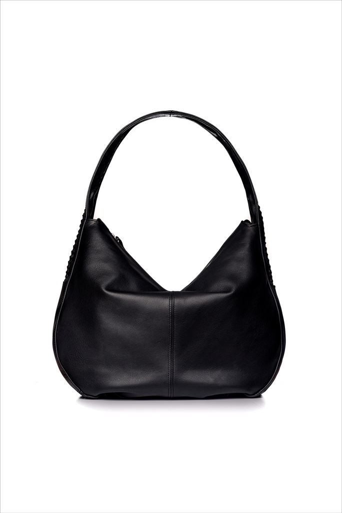 Geantă RENA neagră din piele naturală