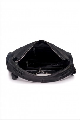 Geantă RENA neagră din piele naturală