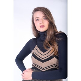 Rochie lungă cu lame