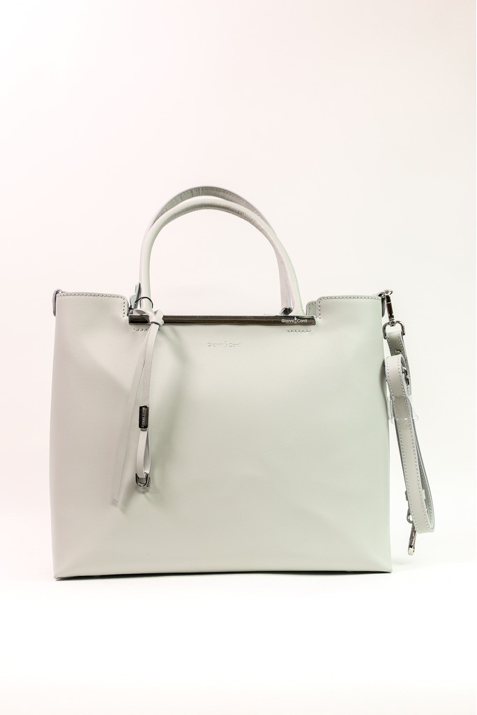 Geantă de piele cu mâner