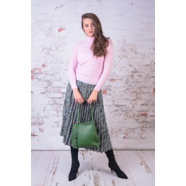 Pulover lână și alpaca roz