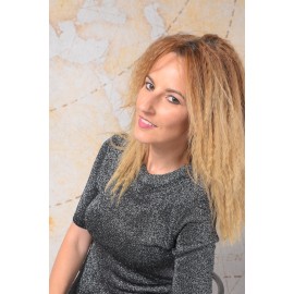 Top negru cu lurex argintiu 
