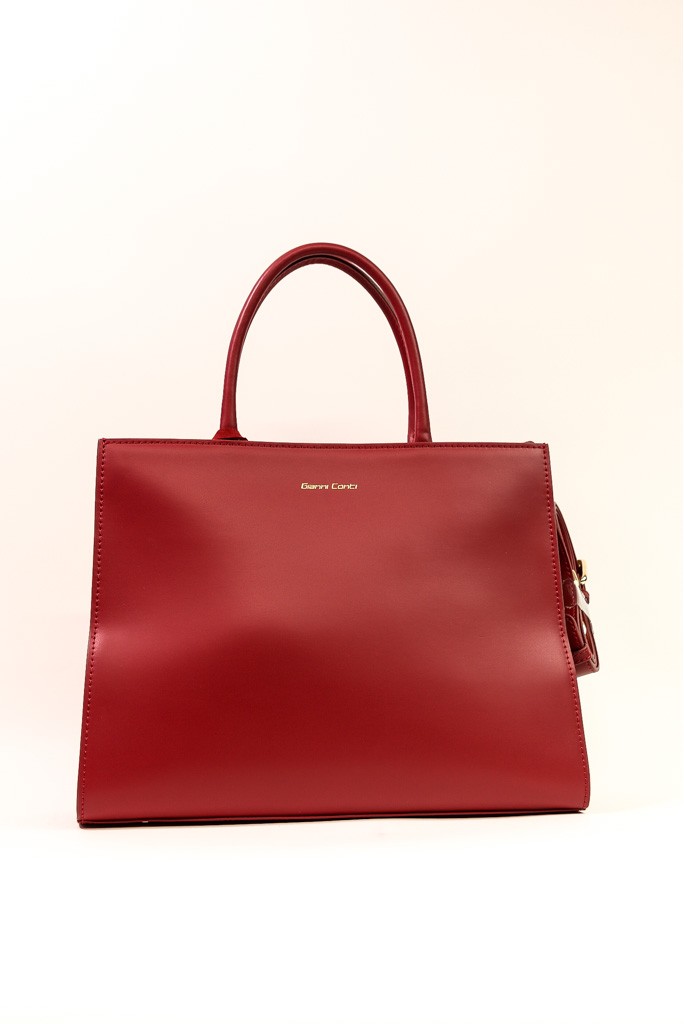 Geantă de piele cu mâner