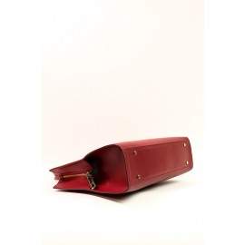 Geantă de piele cu mâner