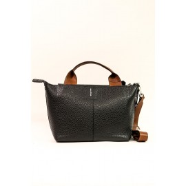 Geantă de piele cu baretă pe umăr și mâner