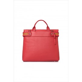 Geantă RENA din piele naturală brodată manual cu motive florale